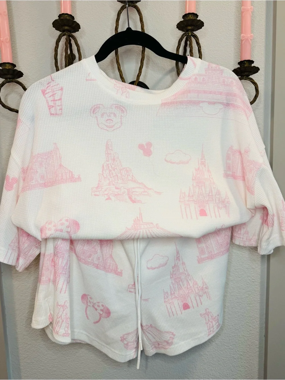 Disney Happily Ever Threads Womens Magic Kingdom set